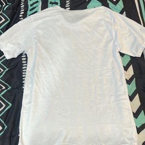 White polyester shirt